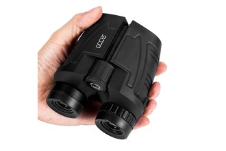 occer 12x25 Compact Binoculars with Clear Low Light Vision, Large Eyepiece Waterproof Binocular for Adults Kids,High Power Easy Focus Binoculars for Bird Watching,Outdoor Hunting,Travel,Sightseeing